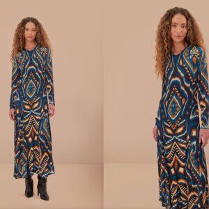 FARM RIO   Viscose Maxi Dress
